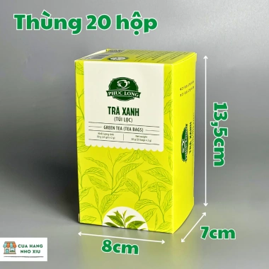 Trà Xanh Túi Lọc Phúc Long 25 gói x 2g - Giảm còn 17.000đ, Thơm ngon, Tiện lợi