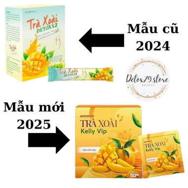 Trà Xoài Kelly Vip 15 gói Giảm cân giữ dáng đẹp da giá ưu đãi 284.999₫ 2