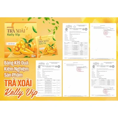 Trà Xoài Kelly Vip 15 gói Giảm cân giữ dáng đẹp da giá ưu đãi 284.999₫ 6