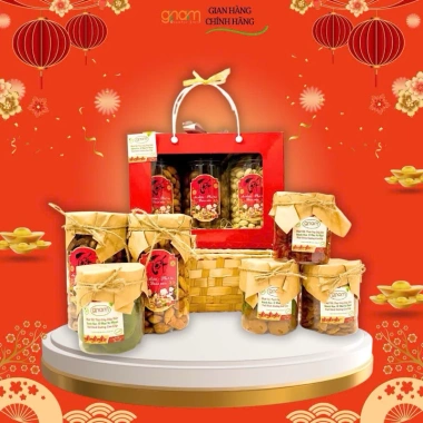 Trái Cây Sấy Dẻo Mix Ô Mai Xí Muội - Hộp Quà Tết Cao Cấp, Giá ưu đãi 189k 3