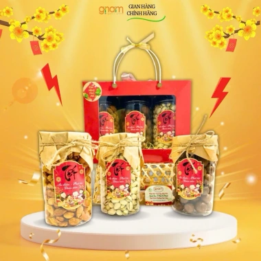 Trái Cây Sấy Dẻo Mix Ô Mai Xí Muội - Hộp Quà Tết Cao Cấp, Giá ưu đãi 189k 6