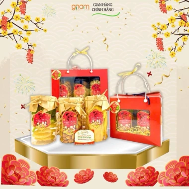 Trái Cây Sấy Dẻo Mix Ô Mai Xí Muội - Hộp Quà Tết Cao Cấp, Giá ưu đãi 189k 8
