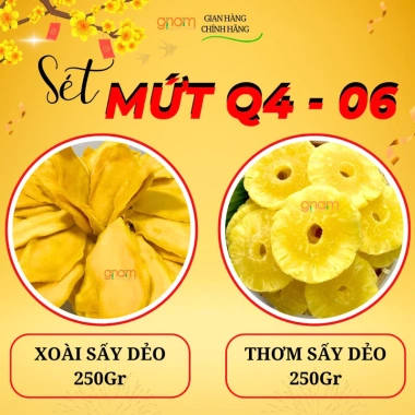 Trái Cây Sấy Dẻo Mix Ô Mai Xí Muội - Hộp Quà Tết Cao Cấp, Giá ưu đãi 189k 10