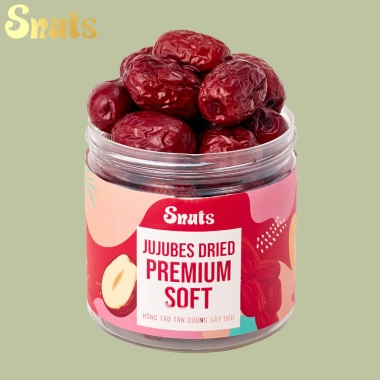 Trái Cây Sấy Dẻo Táo đỏ, Gừng, Dứa, Vỏ bưởi, Xoài, Chà Là - 50.000 VND Snuts VN 4
