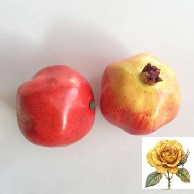 Trái lựu giả cao cấp, mẫu thật, trang trí nội thất, giảm còn 37.000đ