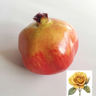 Trái lựu giả cao cấp, mẫu thật, trang trí nội thất, giảm còn 37.000đ