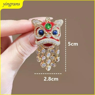 Trâm Cài Động Vật Hình Ngựa & Sư Tử Đa Năng - Quà Tặng Năm Mới 49.628₫