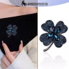 Trâm cài Kim cương giả Bốn lá Cỏ Ba lá - Onetimingfine, thời trang nữ VN 3