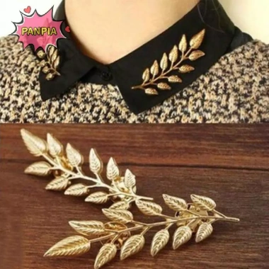 Trâm Cài Lá Cây Chân Jean - Phù Hợp Vest Nam & Áo Sơ Mi Retro, Giá 40.150 VND 2