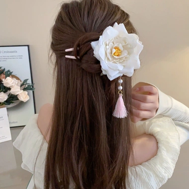 Trâm Cài Tóc Nữ Hình Chữ U Rủ Tân Trung Quốc Quốc Triệu Cao Cấp Đa Năng Búi Tóc
