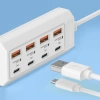 Trạm sạc nhanh cho nhiều thiết bị PVC trắng - Thiết kế bền bì, giá ưu đãi 5
