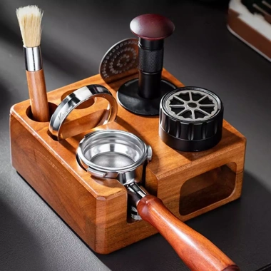 Trạm Tamping Espresso 58mm Gỗ Điều Chỉnh Portafilter - Chân Đế Đa Năng cho Nhà Hàng, Quán Cà Phê - Giá ưu đãi 171.785₫