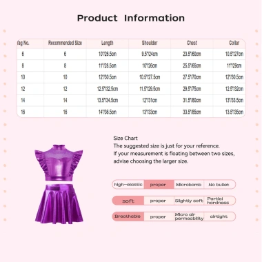 Trang phục bé gái Nyeemya Crop top không tay, cổ kim cương, váy lưới sáng, dây thắt lưng 2