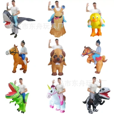 Trang phục bơm hơi ngoài hành tinh cosplay Halloween người lớn - Ngựa Sumo, Bóng rổ, Khủng long - 498.695k