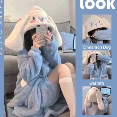 Trang phục chó Yuquie dễ thương - Cosplay linh vật, áo ngủ ủng hộ, giảm giá 245k