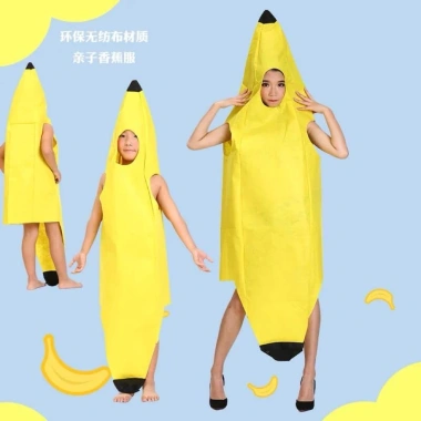 Trang phục cosplay chuối vàng vui nhộn cho người lớn & trẻ em - Giá 69.000₫
