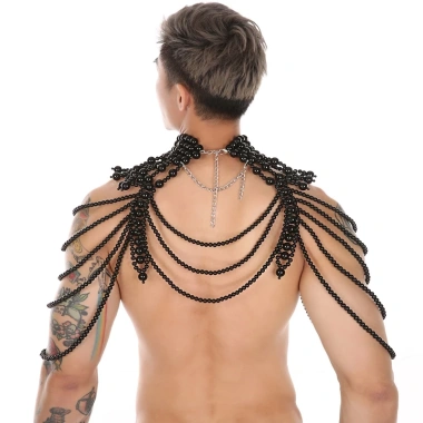 Trang phục cosplay hoàng cung đính ngọc trai xuyên thấu nam nữ - Giá ưu đãi 583,200₫