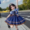 Trang phục cosplay Judy Hopps thỏ - Váy công chúa Lolita một mảnh cho bé gái, trọng sinh nhật 4