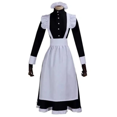 Trang phục cosplay Maid dài, đồ hầu gái cho nam nữ, gồm tất chân - giảm giá 155k 3 Trang phục cosplay Maid dài, đồ hầu gái cho nam nữ, gồm tất chân - giảm giá 155k 3