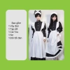 Trang phục cosplay Maid dài, đồ hầu gái cho nam nữ, gồm tất chân - giảm giá 155k 9
