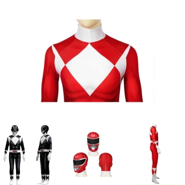 Trang phục cosplay Power Rangers cho trẻ em và người lớn - Đầm dự tiệc phong cách, giá ưu đãi 190.814₫