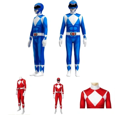 Trang phục cosplay Power Rangers cho trẻ em và người lớn - Đầm dự tiệc phong cách, giá ưu đãi 190.814₫