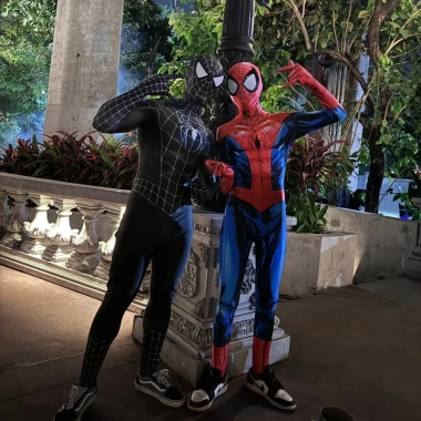 Trang phục cosplay siêu anh hùng Toby đen nhện - Áo liền quần Halloween giá chỉ 443k