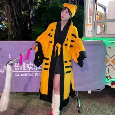 Trang phục đạo sĩ cosplay Halloween bé Đạo Bào Thái Cực Bát Quái giảm giá 166k