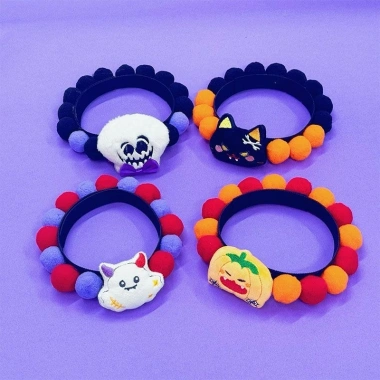 Trang phục Halloween cho thú cưng: Cổ khăn bí ngô quái vật cho mèo & chó giảm giá