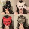 Trang phục Halloween Clearlove 1 Giả Cáo Nửa Mặt, Mặt Nạ Lông Động Vật, Giá chỉ 64.260₫