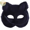 Trang phục Halloween Clearlove 1 Giả Cáo Nửa Mặt, Mặt Nạ Lông Động Vật, Giá chỉ 64.260₫ 4
