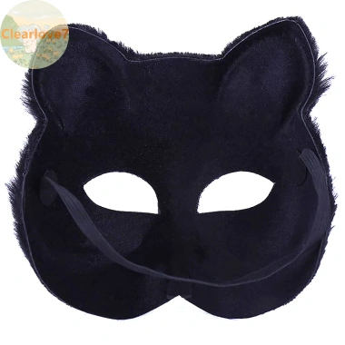 Trang phục Halloween Clearlove 1 Giả Cáo Nửa Mặt, Mặt Nạ Lông Động Vật, Giá chỉ 64.260₫ 4