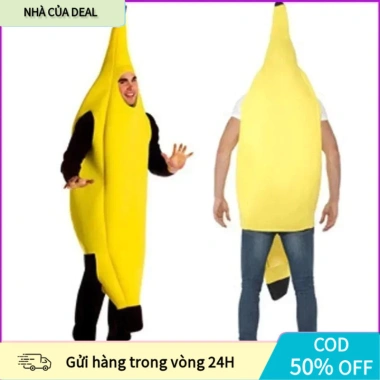 Trang phục Halloween Cosplay quả chuối lạ mắt nam nữ - giá chỉ 79.000 VND
