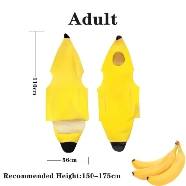 Trang phục Halloween Cosplay quả chuối lạ mắt nam nữ - giá chỉ 79.000 VND 7 Trang phục Halloween Cosplay quả chuối lạ mắt nam nữ - giá chỉ 79.000 VND 7