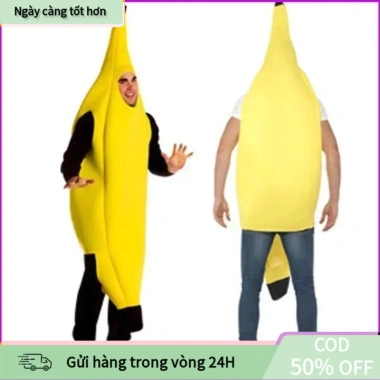 Trang phục Halloween cosplay quả chuối phong cách mới lạ, độc đáo - chỉ 79.000₫