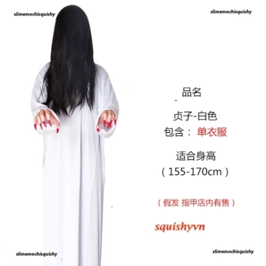 Trang phục Halloween Hắc Vô Thường Bạch Vô Thường, Thần Chết - Giá 58.000đ
