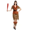 Trang phục Halloween Người Lớn Caveman Ấn Độ Hoang Dã Cosplay Thợ Săn Carnival Cặp Đôi 3