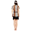 Trang phục Halloween Người Lớn Caveman Ấn Độ Hoang Dã Cosplay Thợ Săn Carnival Cặp Đôi 4