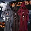 Trang phục Halloween Nhà Sư Trung Cổ Phù Thủy Cosplay Nam Nữ Giá chỉ 278.856đ 2