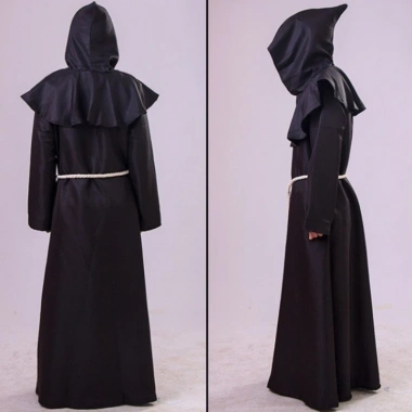 Trang phục Halloween Nhà Sư Trung Cổ Phù Thủy Cosplay Nam Nữ Giá chỉ 278.856đ