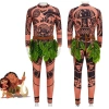 Trang phục nam cao cấp Maui Moana – Hình xăm, cosplay người bản địa, Halloween 417.420₫