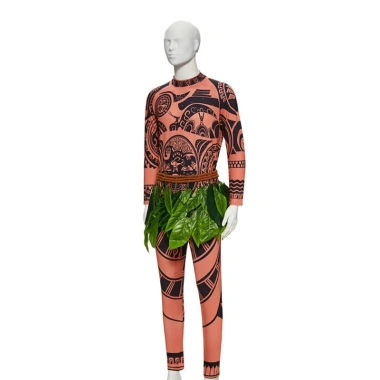 Trang phục nam cao cấp Maui Moana – Hình xăm, cosplay người bản địa, Halloween 417.420₫