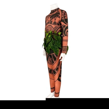 Trang phục nam cao cấp Maui Moana – Hình xăm, cosplay người bản địa, Halloween 417.420₫