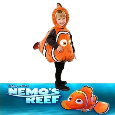 Trang phục năm mới Đi tìm Nemo - Bộ cá hề trẻ em cosplay động vật biển giảm giá 2