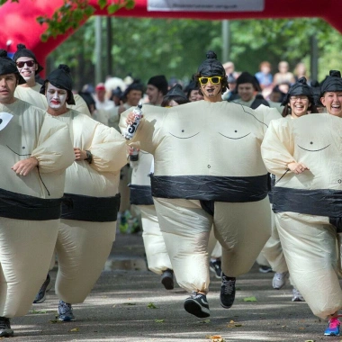 Trang Phục Sumo Bơm Hơi Cosplay Đầm Trẻ Em Nam Thổi Lên Đảng Giá 381k 2