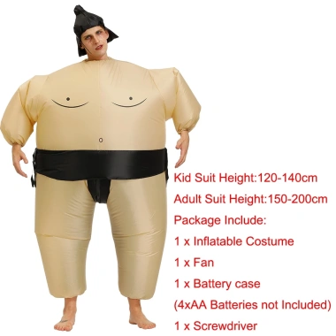 Trang Phục Sumo Bơm Hơi Cosplay Đầm Trẻ Em Nam Thổi Lên Đảng Giá 381k 9
