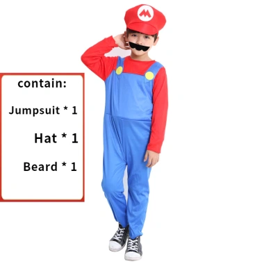 Trang phục tiệc Halloween - Bộ đồ Mario cosplay anime, nhập vai, đi học, giá ưu đãi 151.286₫ 3
