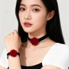Trang sức hoa hồng cổ điển - Vòng tay và Choker điều chỉnh, giá ưu đãi 56.950₫ 2