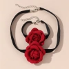 Trang sức hoa hồng cổ điển - Vòng tay và Choker điều chỉnh, giá ưu đãi 56.950₫ 4