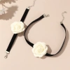 Trang sức hoa hồng cổ điển - Vòng tay và Choker điều chỉnh, giá ưu đãi 56.950₫ 10